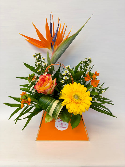 Sac à Main Vintage Orange