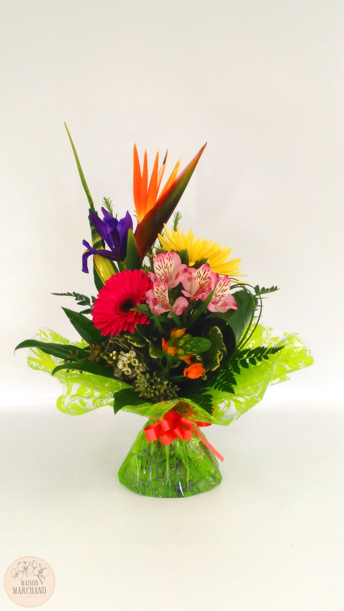 Bouquet de fleurs exotiques