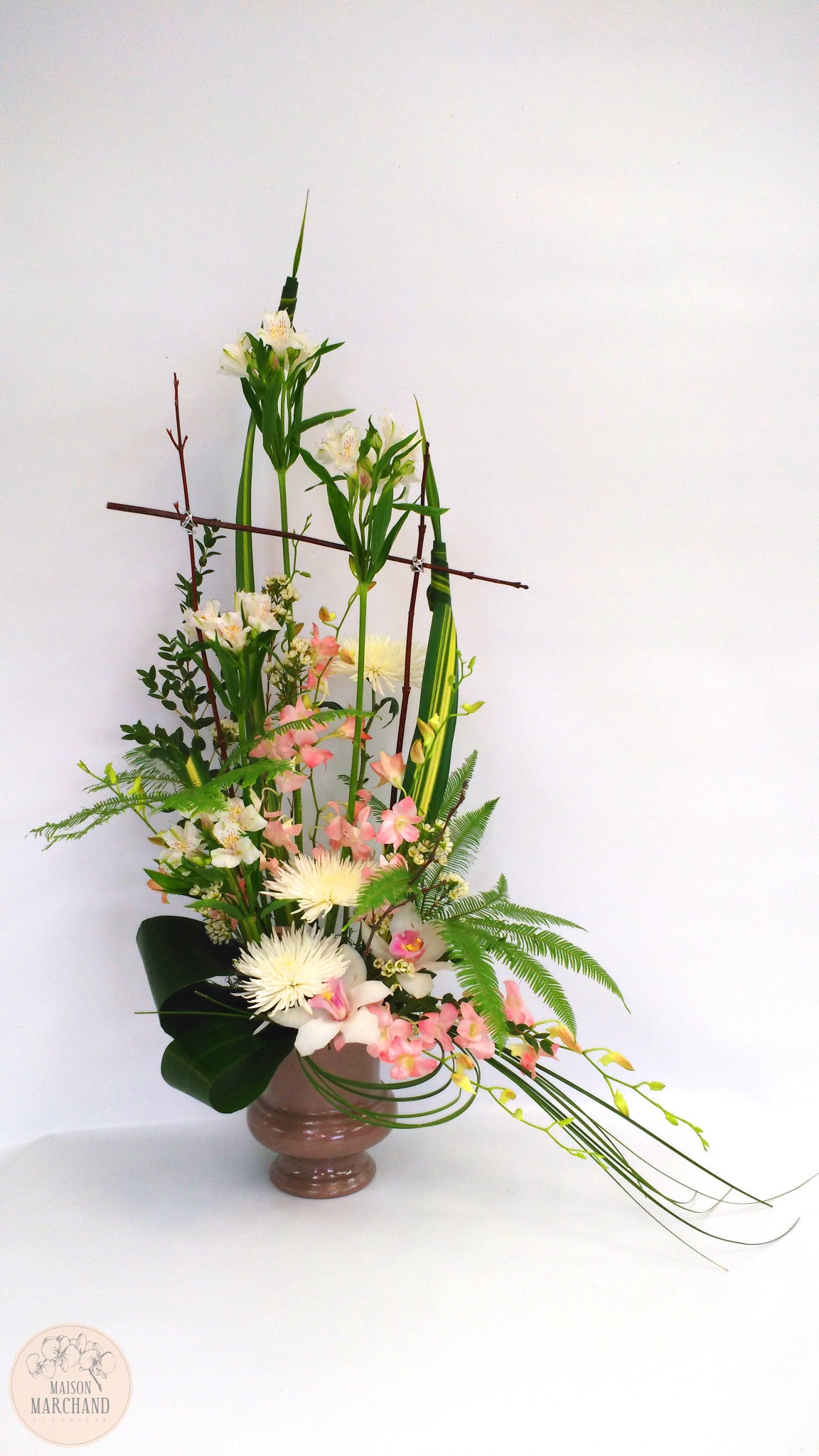 Arrangement funéraire élégant